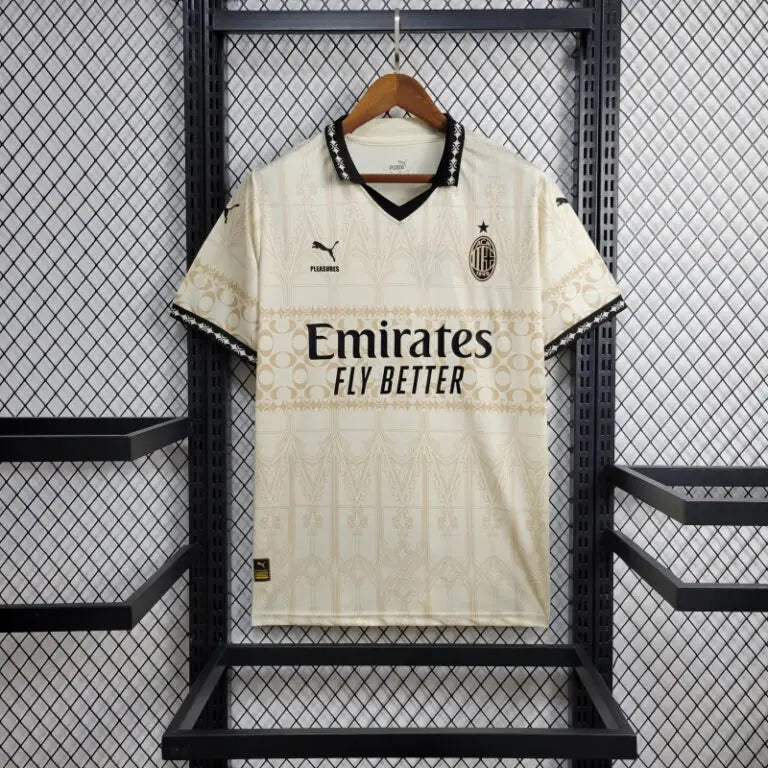 AC MILAN x PLEASURES 2023/24 FOURTH KIT- [ FULL SET ]
