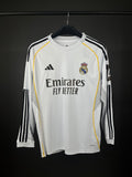 REAL MADRID 2025/26 HOME LONG-SLEEVE - MASTER VERSION