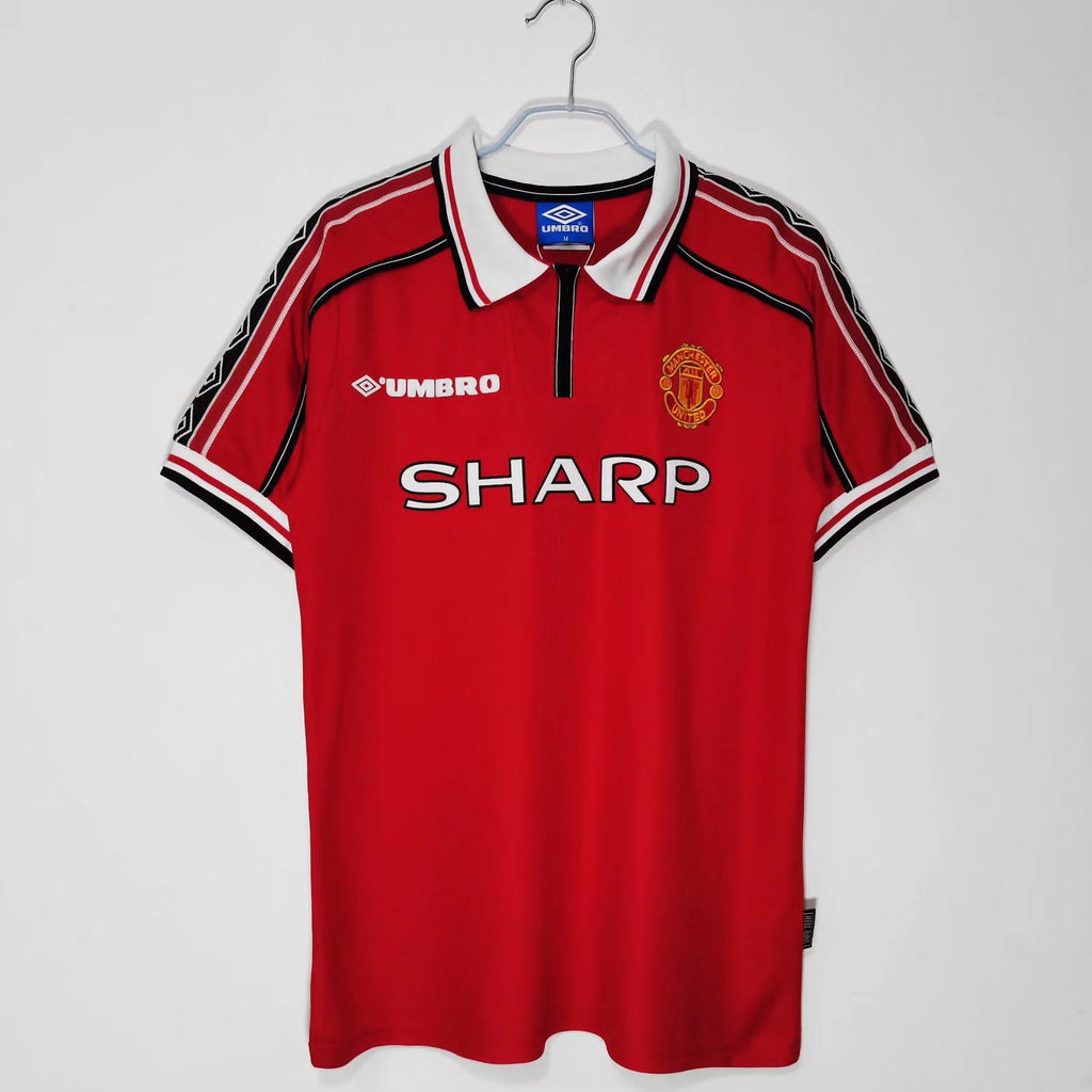 MANCHESTER UNITED 1998/99 HOME JERSEY- [ FULL SET ]