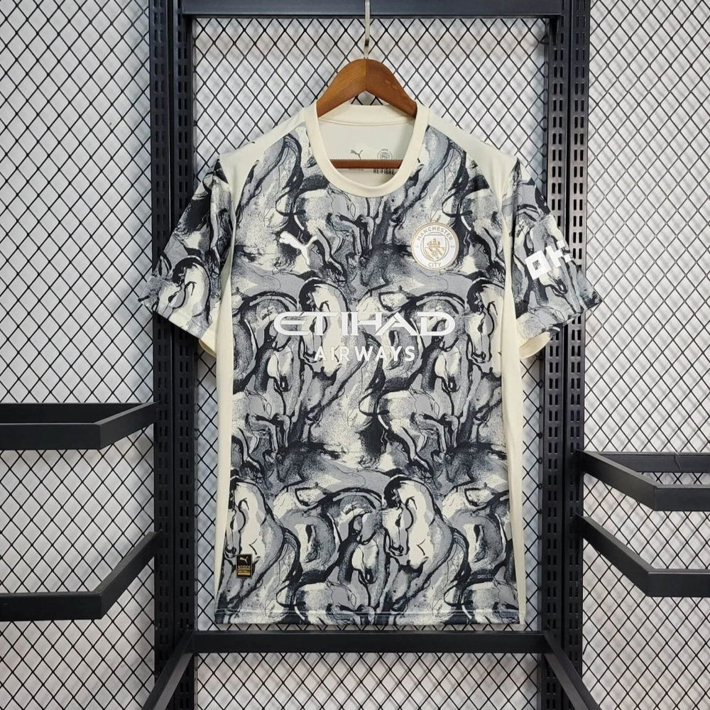 MANCHESTER CITY YEARS OF THE HORSE SPECIAL EDITION JERSEY- PLAYER VERSION