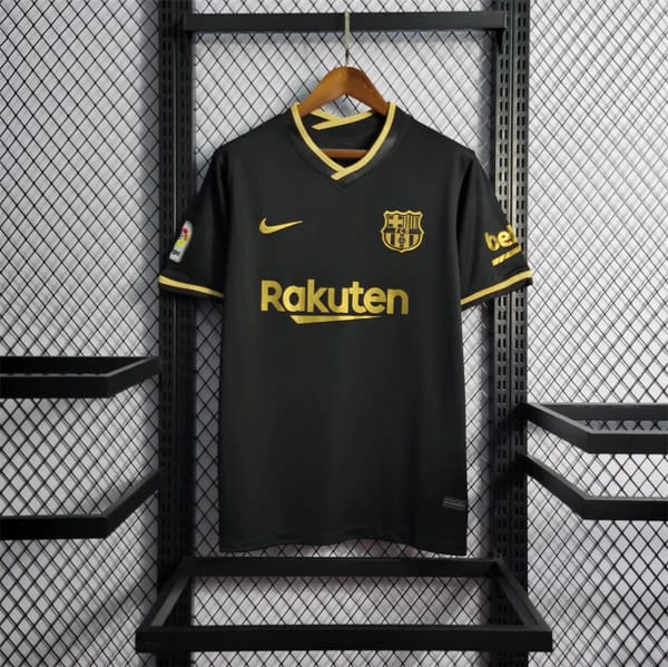 FC BARCELONA 2020/2021 AWAY KID'S JERSEY- [ FULL SET ]