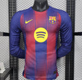 FC BARCELONA 2025/26 SEASON LONG-SLEEVED HOME FOOTBALL JERSEY- MASTER VERSION