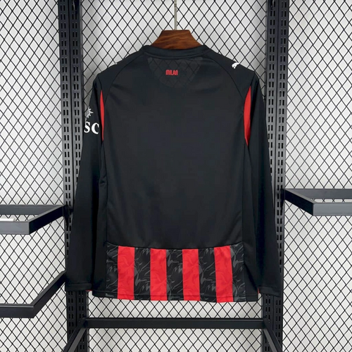 AC MILAN HOME FULL-SLEEVED JERSEY 2025/26 SEASON