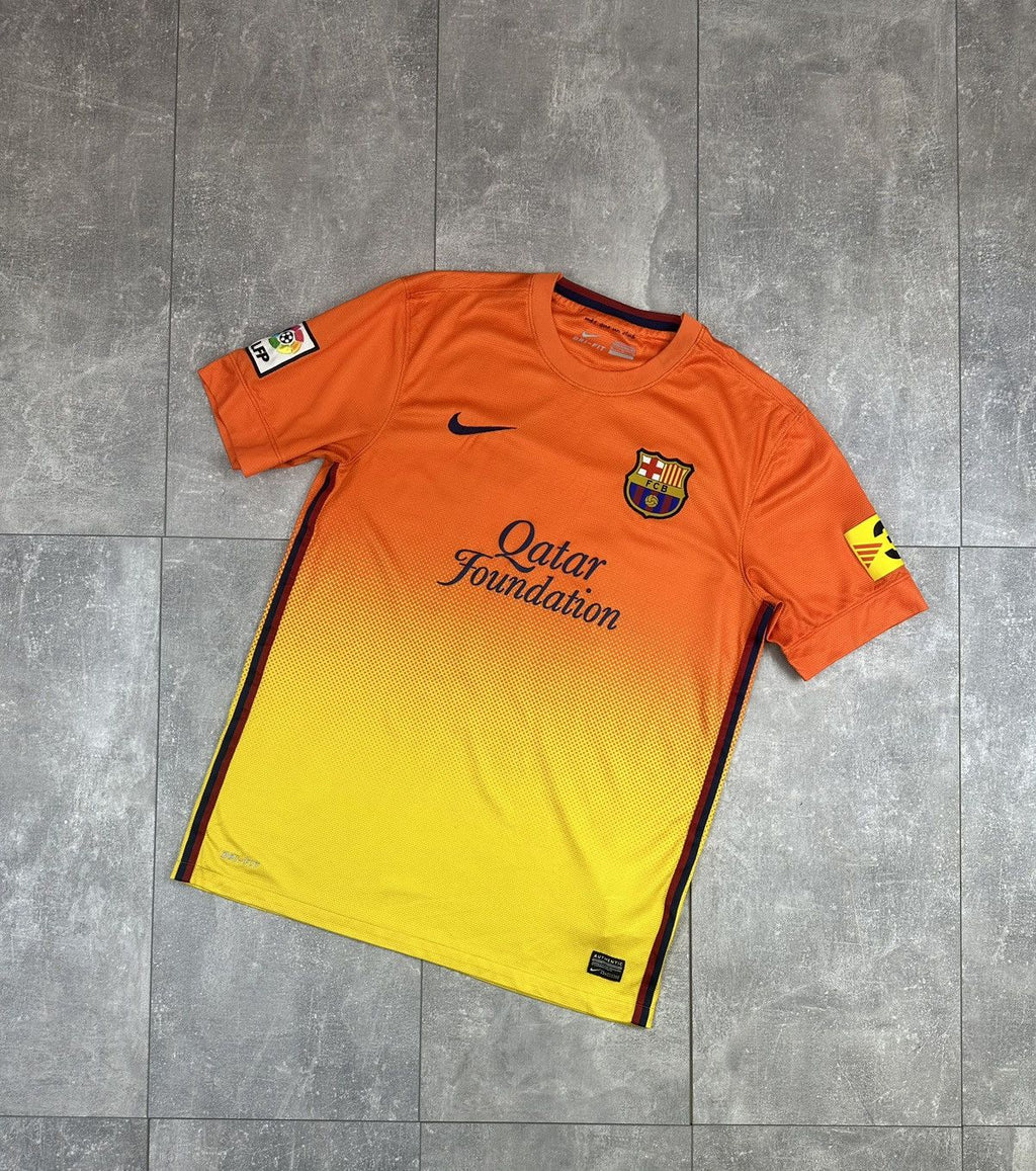 FC BARCELONA 2012/13 AWAY RETRO JERSEY- [ FULL SET ]